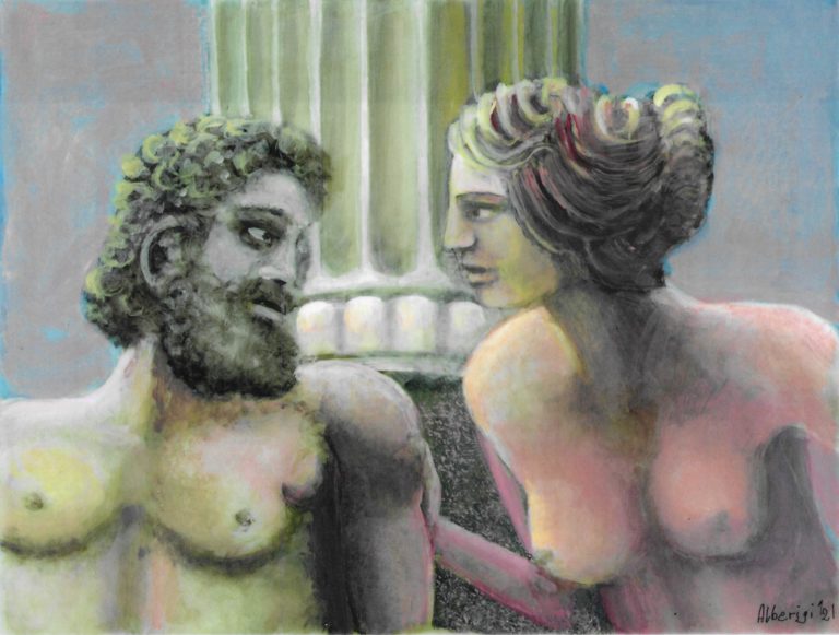 L'amore ai tempi degli Dei (cm 40x30)