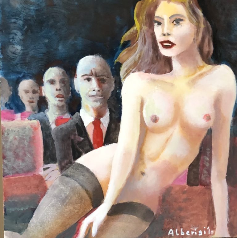 la dannazione di Fausto (cm 30x30)