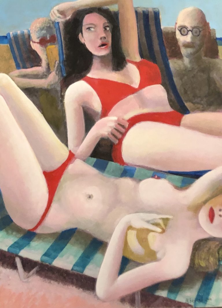 Sirene con Sileni (70x50 cm)