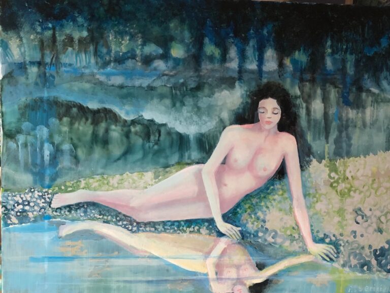 La Ninfa Egeria (80x60 cm)