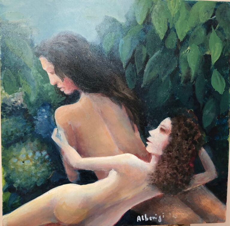 fiori di lesbo (30x30 cm)