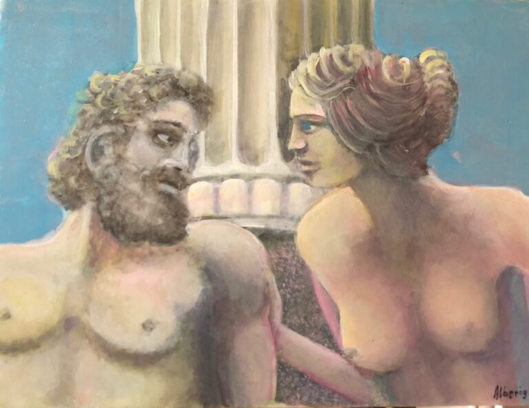 L'amore al tempo degli Dei (cm 40x30)