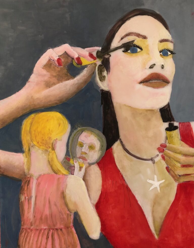Madre e figlia (45x35 cm)