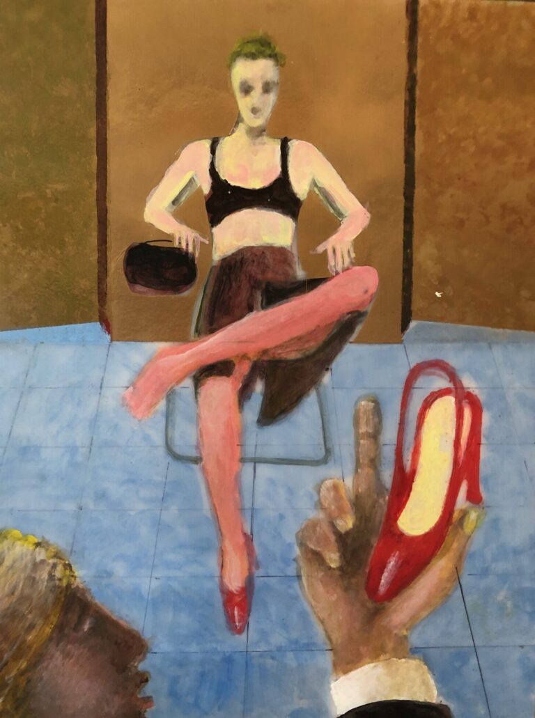 Scarpe rosse (45x43 cm)
