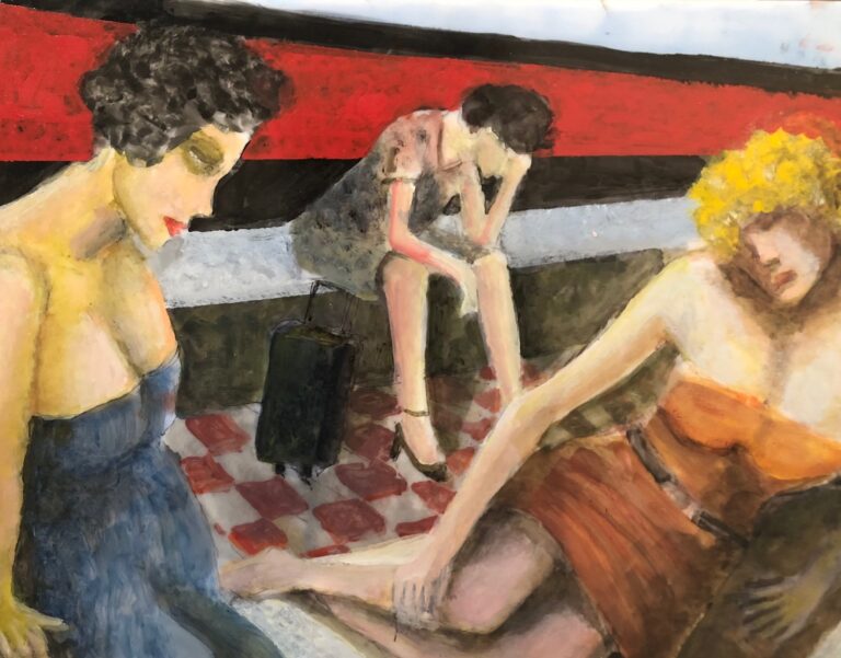 Donne allo sbando - cm 45x35