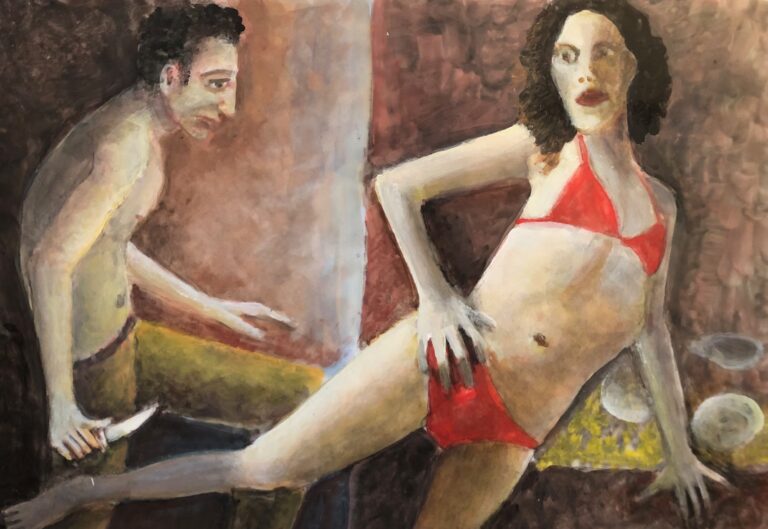 l'ira funesta di Narciso - cm 60x40